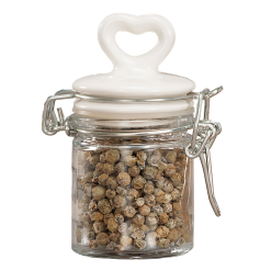 Barattolo Piccolo da Cucina Contenitore Emetico Condimenti Pepe Ø 4