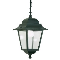 Lanterna con Catena Retrò Lampada Vintage per Illuminazione Grande E27 Nero 100W