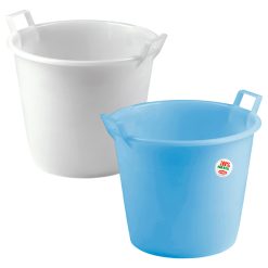Mastello 2 Manici Tinozza Secchio Alto Grande per Vino Lavare le Verdure Ø 80 cm