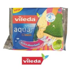 Panno Abrasivo Vileda aqua Conf. 2 Pz. Straccio Extra Assorbente Pulizie