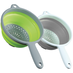 Scolapasta Pieghevole Grande Colapasta Colino con Manico Plastica Ø 21 / 23 cm