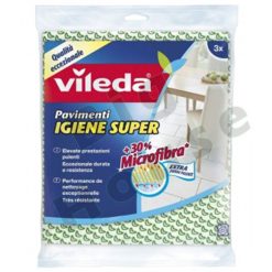 Straccio Lavare a Terra 3pz Panno Vileda Igiene Super Assorbente +30% Microfibra