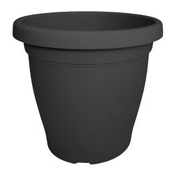 Veca Vaso Rotondo Verona Plastica Antracite cm.30