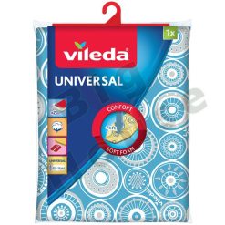Vileda Copriasse Universal per Asse da Stiro in Cotone e Spugna 110×130/30×45 cm