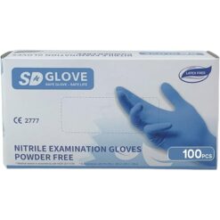 600 Guanti in Nitrile Senza Polvere, Senza Lattice, Ipoallergenici, Certificati CE Conforme alla Norma EN455 Guanti per Alimenti Guanti Medici Monouso (Taglia S)