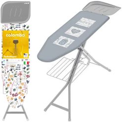 Asse da Stiro Colombo Turbo Vapor Tavolo Stirare Pieghevole Grande 153×40×95h cm