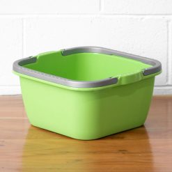 Bacinella Plastica Quadrata per Bucato Grande Superbacinella con Manici Colorata - immagine 4