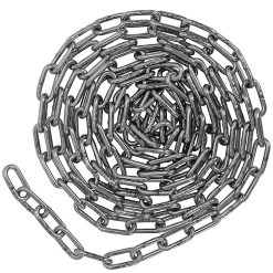 Catene Genovesi Acciaio Inox Ferro Zincato a Caldo Ferramenta Ø 1,5/2/4/5/6 mm