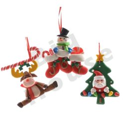 Decorazioni Natalizie Babbo Natale Renna Pupazzo Neve Addobbi Albero di Natale