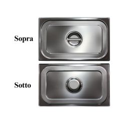 Gastronorm GN 1/3 Vaschette Acciaio Inox Bacinelle Contenitori Vassoio 325x176mm - immagine 5