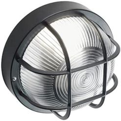 SOVIL Plafoniera Applique Rotonda con Gabbia in Resina Ø 18