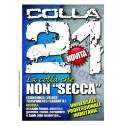 Super Colla 21 Istantanea Adesivo Ultra Rapido Cianoacrilato Cianoacrilica 20g - immagine 5