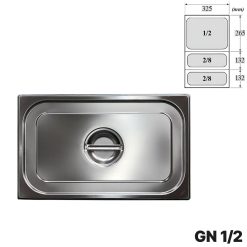 Gastronorm GN 1/3 Vaschette Acciaio Inox Bacinelle Contenitori Vassoio 325x176mm - immagine 14