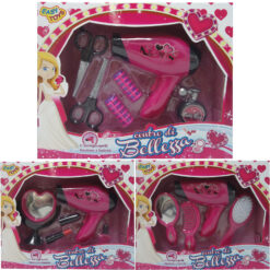 Asciugacapelli Phon 1pz Giocattoli per Bambine Salone di Bellezza con Accessori