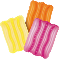 Cuscino Gonfiabile Colorato Fluo Piscina Spiaggia Mare Grande Quadrato 38×38 cm