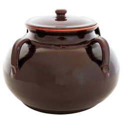 Legumiera Terracotta Grande Tegame Pentola Preparazione Fagioli Ceci Ø 30×20h cm
