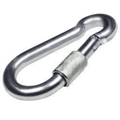 Moschettone a Vite Ghiera Regolabile Gancio per Agganciare Sollevare Bloccare