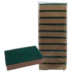 Set 10 Spugne Abrasive Professionale EasyBrill per Pulizia Cucina Lavelli