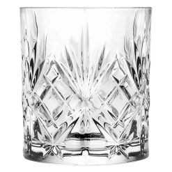 Set 6 Pz. Bicchieri Grandi in Vetro da Tavola Drink Melodia Dof Rilievo 360 ml