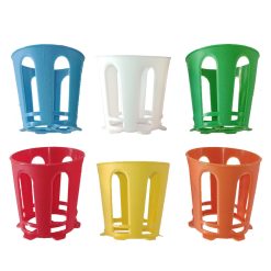 Supporto Segnabicchieri 6 pz Colori Vari in Plastica Stabili e Resistenti Lega