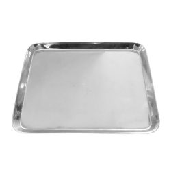 VASSOIO DA VETRINA CM.39X28 ACCIAIO INOX