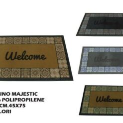 Zerbino Majestic Rettangolare Ingresso Esterno Tappeto Antiscivolo 45×75 cm