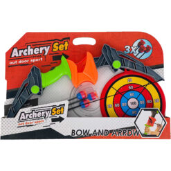 Arco Giocattoli per Bambini Archery Set con 3pz Frecce con Ventosa Tiro a Segno