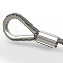 Ditali Occhielli Redance per Funi Fune Corda Metallica Asole in Acciaio Zincato