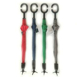 OMBRELLO AUTOMATICO DONNA UOMO STANDUP BICCHIERE CON PUNTA DI PLASTICA TREPIEDI