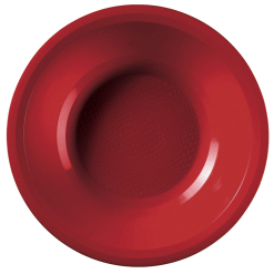 Piatti di Plastica Fondi Grandi Robusti 6pz Lavabili Riutilizzabili Ø 18