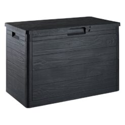 Baule Grande Portaoggetti in Plastica 160 lt. Effetto Legno 77