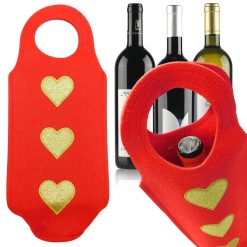 Borsa Busta Portavino Natalizia Porta Bottiglie Vino per Idee Regalo di Natale