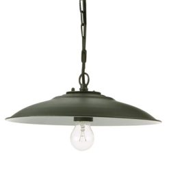 Lampada da Soffitto Grande Lampadario con Catena Sospensione E27 Nero 25 W