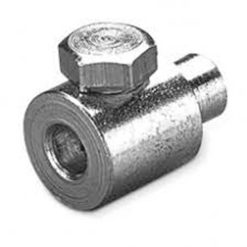 Morsetto Vite Laterale Serrafilo d'Acciaio Zincato per Filo Metallo Blocca Cavo