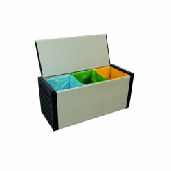 Panca con Borse Raccolta Differenziata Immondizia 34x85x39