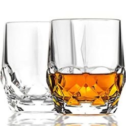 Set 6 Pz. Bicchieri Grandi Vetro Tavola Drink Liquore Alkemist per Whisky 350 ml