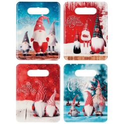 Sottopentola Natalizi in Ceramica Merry Christmas Buon Natale Rettangolo 18×24cm