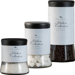 Barattolo Cucina Contenitore in Vetro per Pasta Lunga Corta Spaghetti Ø 11,5 cm