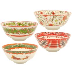 Ciotole Scodelle insalatiera Natalizie Porcellana 16