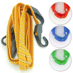 Corda Elastica con Ganci Cinghia Piatta 13mm Fune Elastica Portapacchi 1