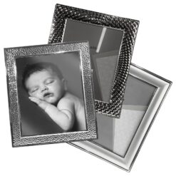 Cornice Portafoto Argento Silver Plated Resistente Anti-Ossidazione Vari Formati