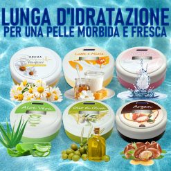 Crema Idratante 150ml per Viso Corpo Mani Uso Quotidiano Rinfrescante Nutriente - immagine 4