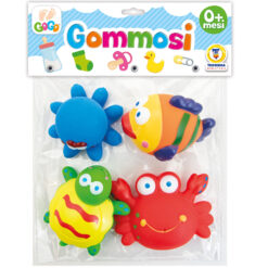 Giocattoli Bagnetto Animali 4pz Vasca Bambini Piccoli Neonati Paperelle Bagno