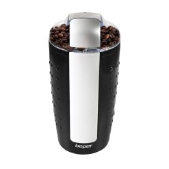 Macinacaffè Elettrico Compatto Acciaio Inox per Caffè Frutta Secca Semi 250 W
