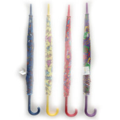 Ombrello Bambini Automatico con Pulsante Sicuro Resistente Colorato Lungo