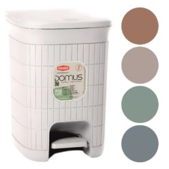 Stefanplast Pattumiera 20L Domus Media con Pedale Raccolta Differenziata Interni