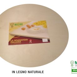 Tavola per Pasta Rotonda Spianatoia in Legno Diametro 70 cm Farina Impasto