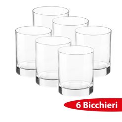 Set Bicchieri Cortina 25,5 CL - 3/6 Pezzi Eleganti Bicchieri in Vetro Acqua - immagine 8