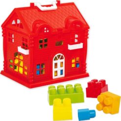 Casetta delle Costruzioni Colorate Blocchi da Costruzione Grandi per Bambini