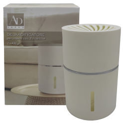 Deumidificatore Passivo per Interni Assorbe fino a 800ml + 2 Ricariche da 400g